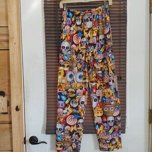 emoji sleep pants size small